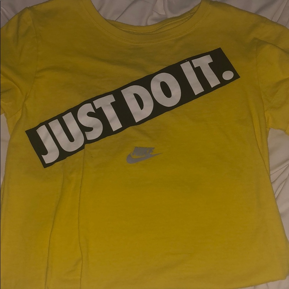 Yellow Nike Top